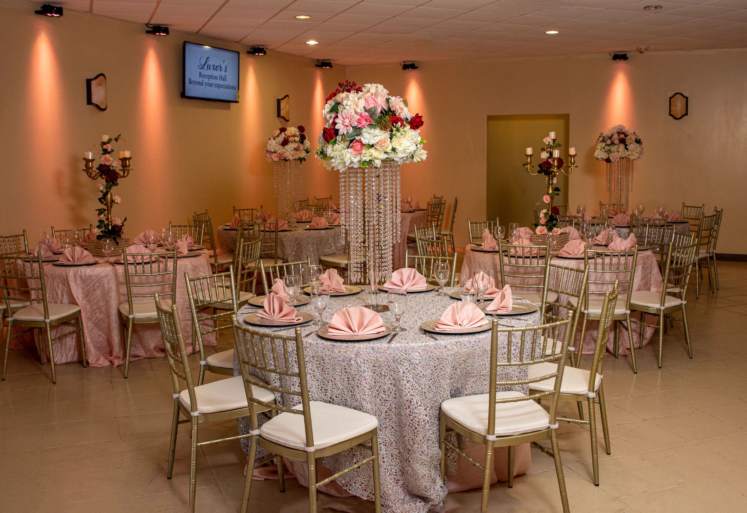 Luxor's Reception Hall Wedding Venue, Reception Hall, Event Venue